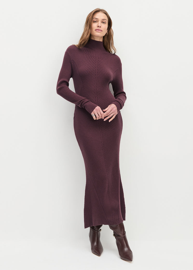 Favorite Daughter Be Your Girl Dress in Burgundy