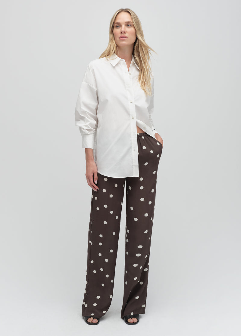 espresso polka dot