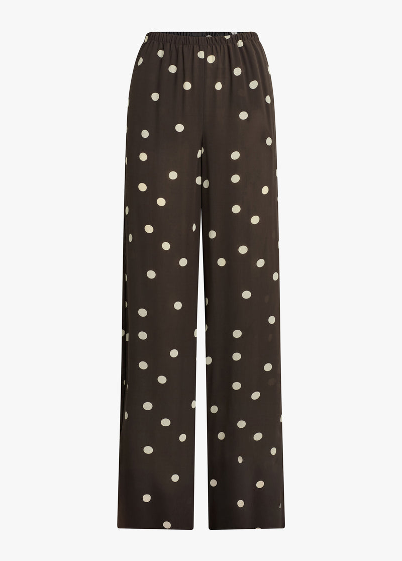 espresso polka dot