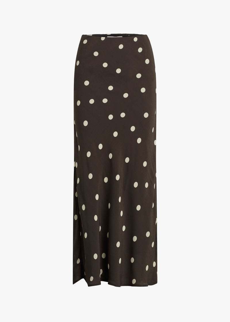 espresso polka dot