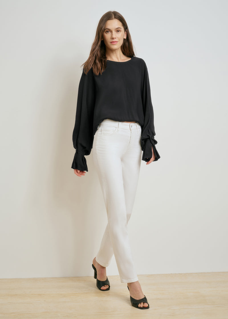 THE JEN MID RISE SLIM STRAIGHT
