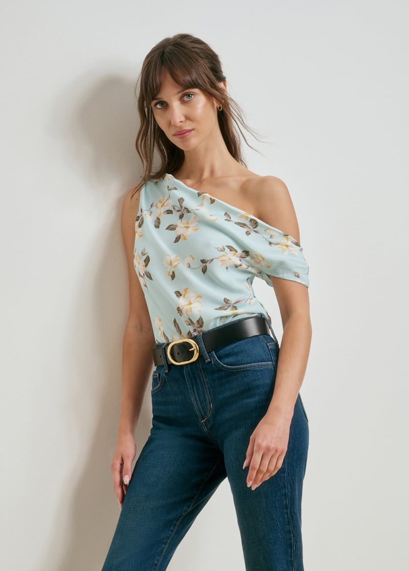 aqua floral
