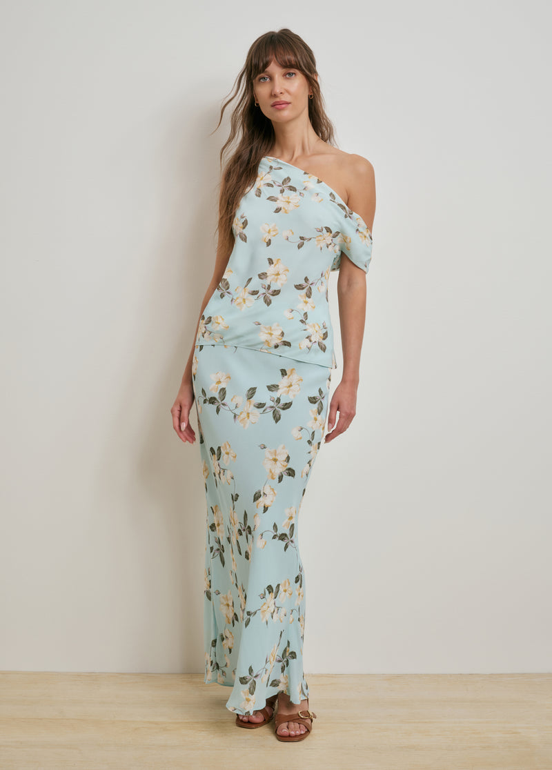 aqua floral