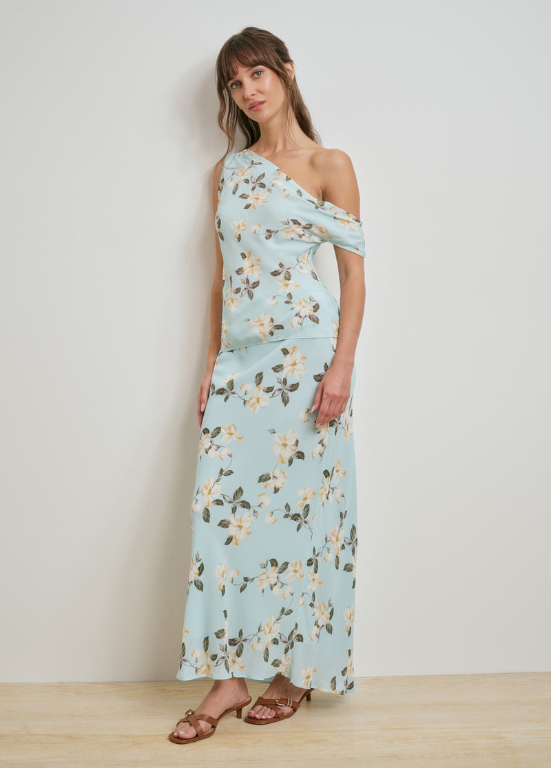 aqua floral