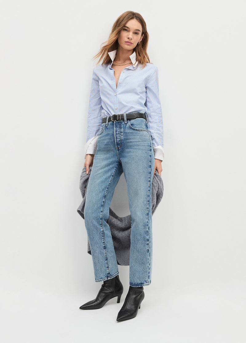 blue white stripe