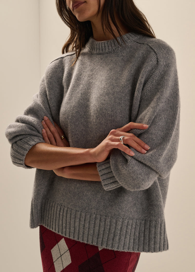 THE CASHMERE SUNDAY MORNING SWEATER