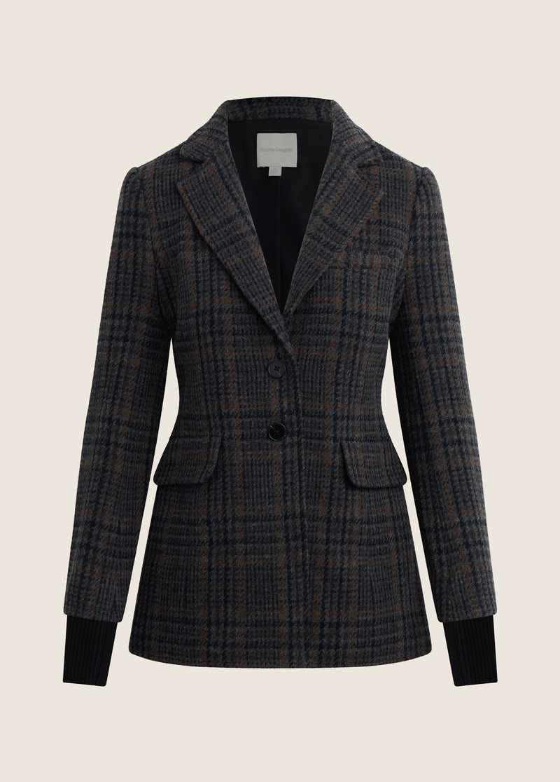 THE PLAID CITY BLAZER