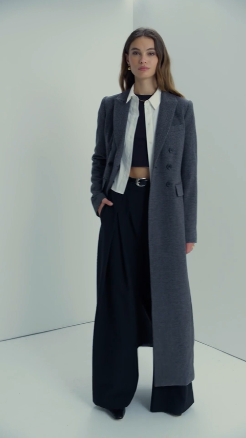 charcoal mini houndstooth