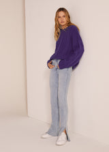 Oversized Cable Knit Sweater-Carmen Candela