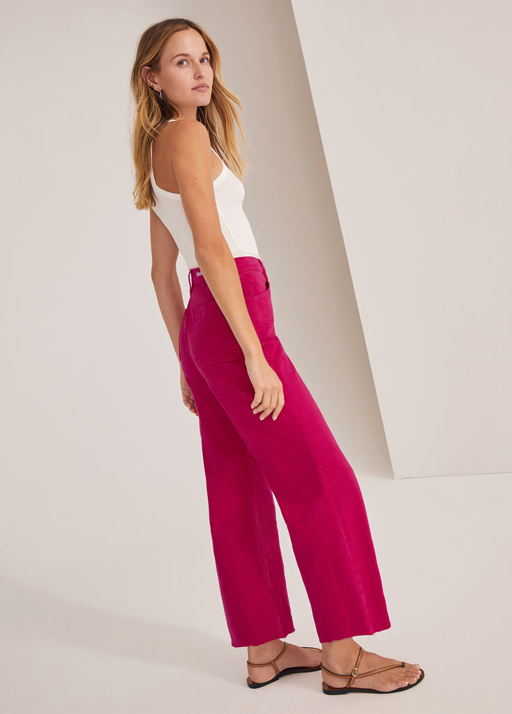 THE MISCHA SUPER HIGH RISE WIDE LEG ANKLE | Favorite Daughter