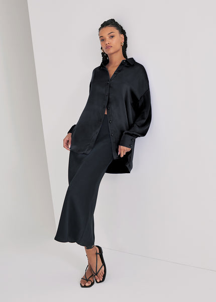 TODAYFUL - silk boyfriend shirt♡ TODAYFUL（トゥデイフル）の「TODAYFUL(トゥデイフル) 